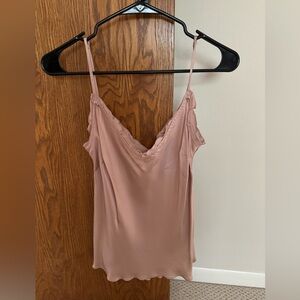Wilfred pink satin tank